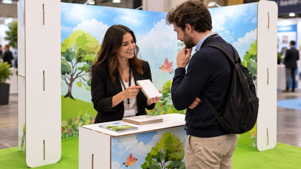 blog how to communicate your sustainability message at a trade show 999015